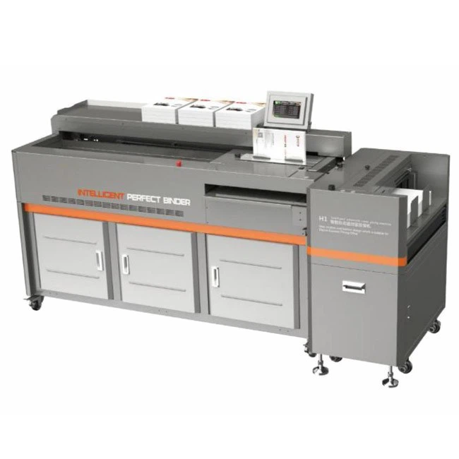Intelligent Glue Book Binding Machine Automatic Press And Feed Paper